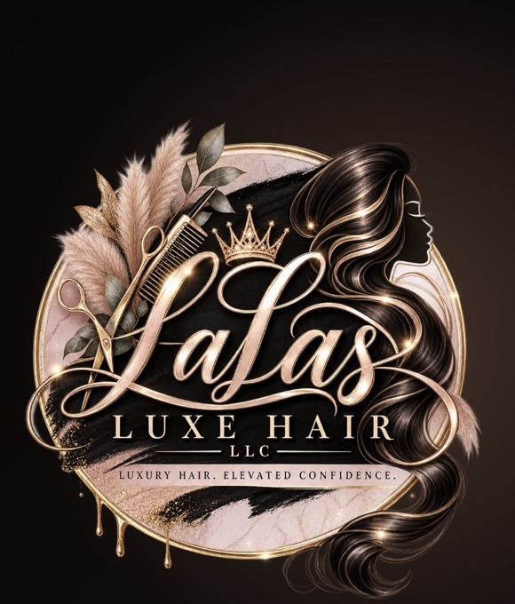 LaLas Luxe Hair logo